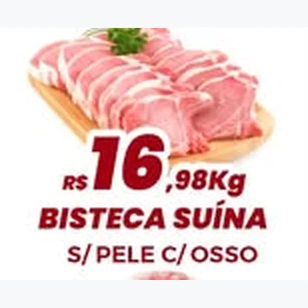 Bisteca Suína sem Pele com Osso