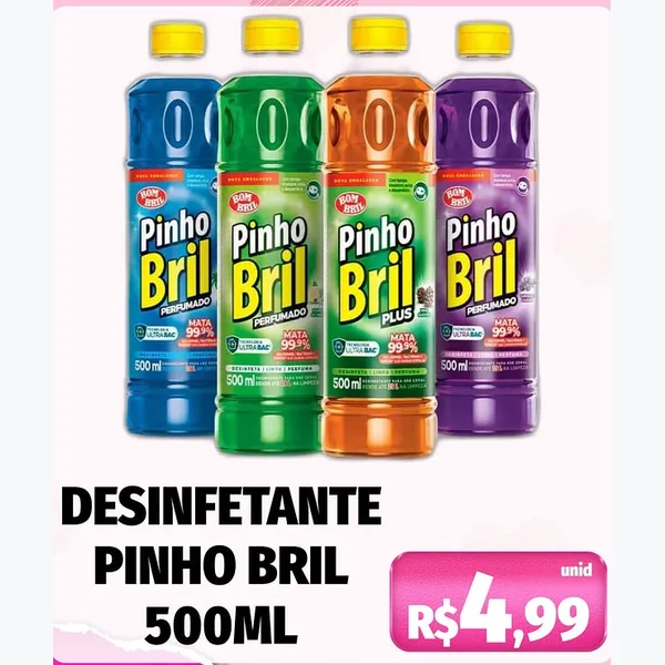 Desinfetante Pinho Bril 500 ml