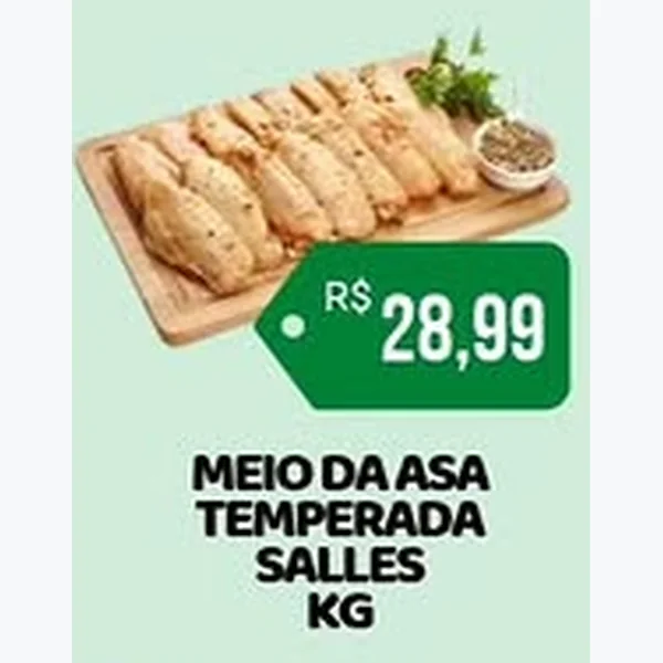 Recorte do encarte de Meio da Asa Temperada Salles