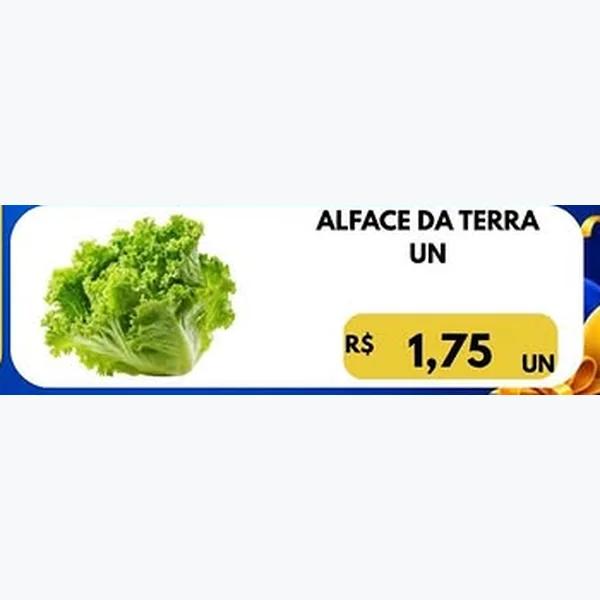 Recorte do encarte de Alface da Terra