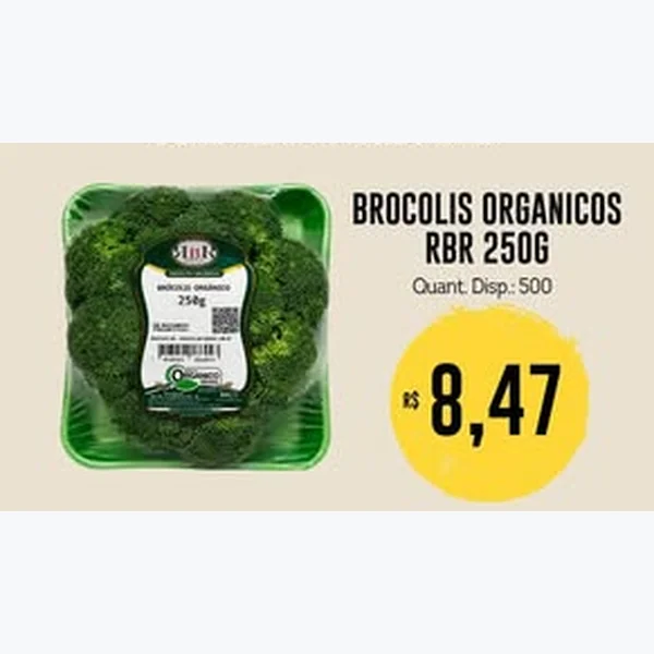 Brócolis Orgânico RBR 250 g