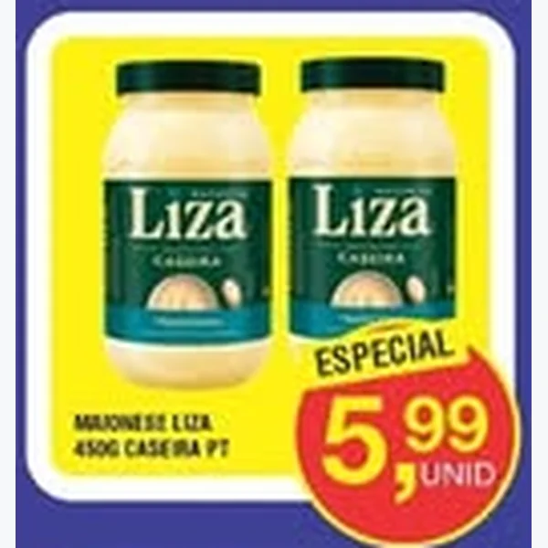 Maionese Caseira Liza 450 g