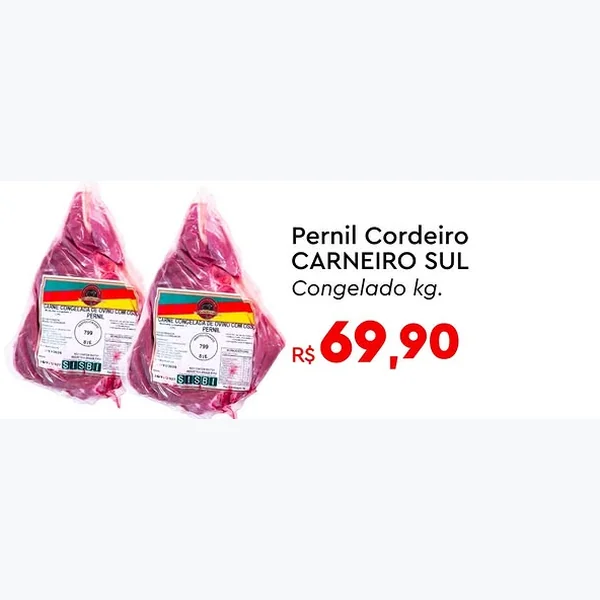 Pernil Cordeiro Congelado CARNEIRO SUL