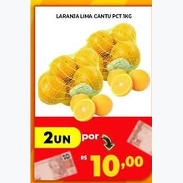 Recorte do encarte de Laranja Lima Cantu