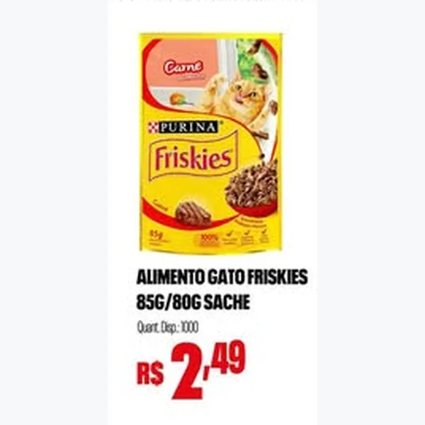 Alimento Gato Carne Friskies 85 g