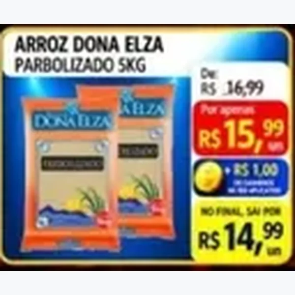 Arroz Parbolizado Dona Elza 5 kg