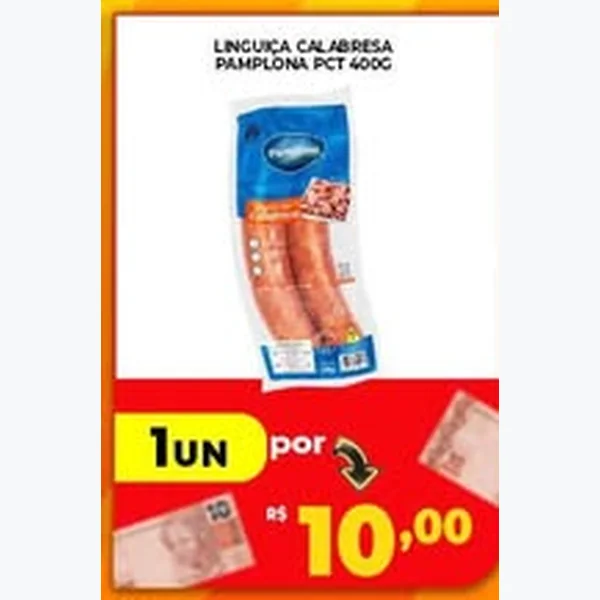 Linguica Calabresa Pamplona 400 g