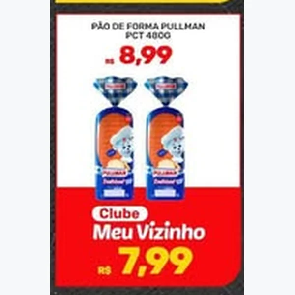 Pão de Forma Pullman 480 g