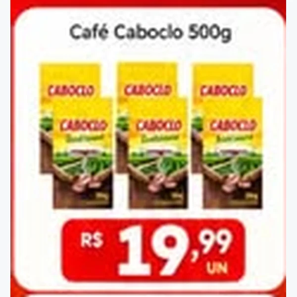 Recorte do encarte de Café Caboclo 500 g