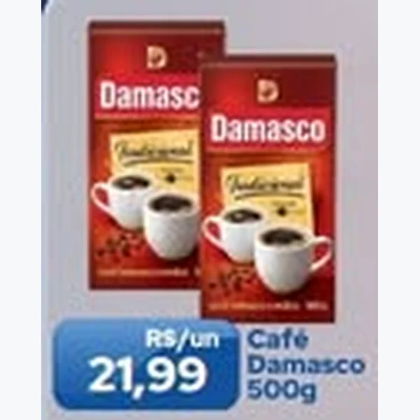 Recorte do encarte de Café Damasco 500 g
