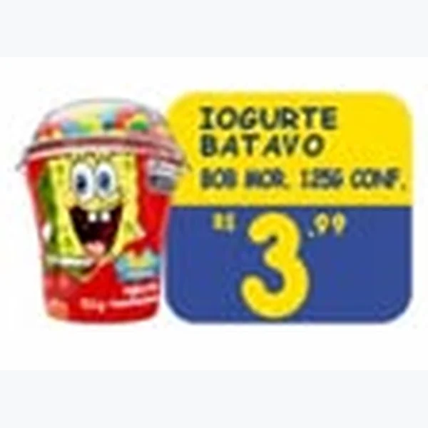 Iogurte Bob Esponja Batavo 125 g