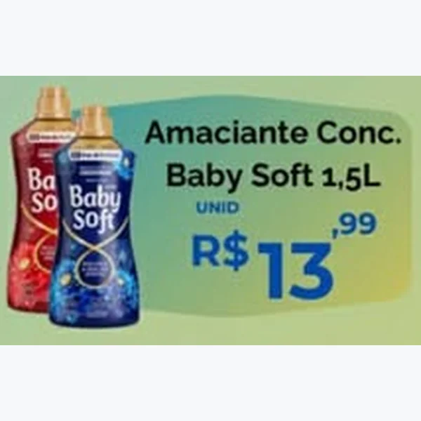 Amaciante Conc. Baby Soft 1,5 L
