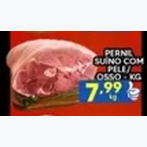 Pernil Suíno com Pele com Osso