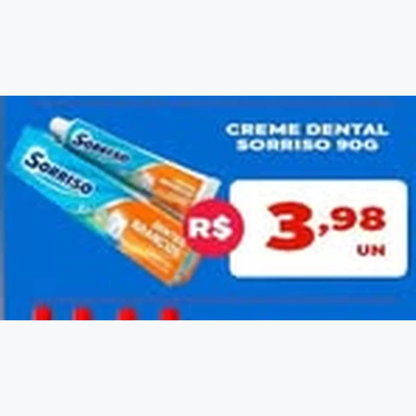 Creme Dental Sorriso 90 g