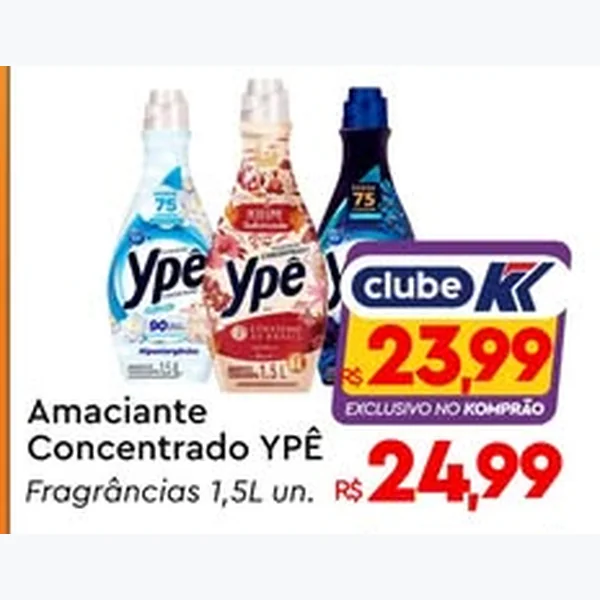 Amaciante Concentrado Ypê 1,5 L