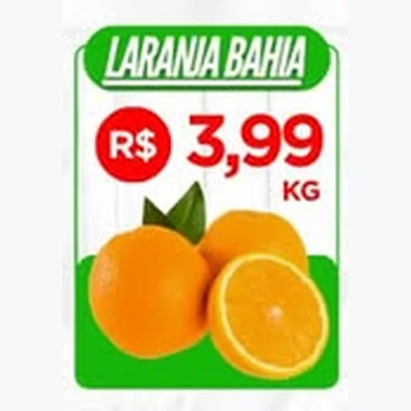Recorte do encarte de Laranja Bahia