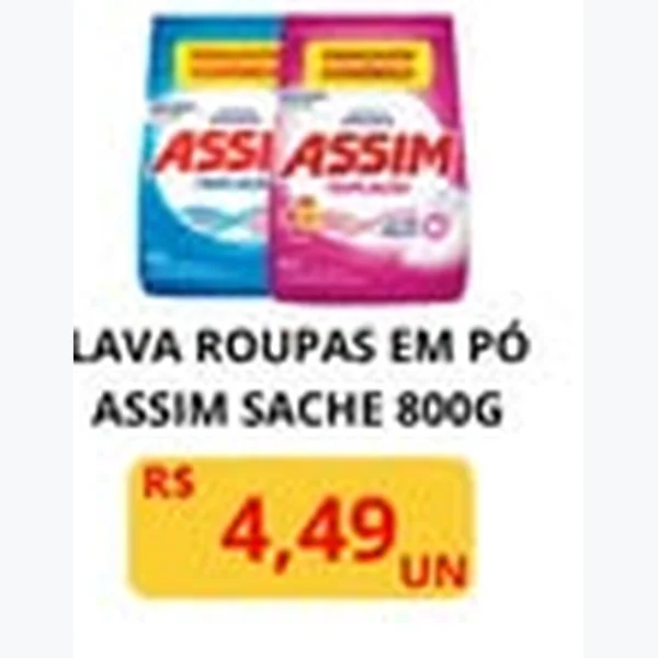 Lava Roupas em Pó Assim