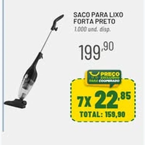 Recorte do encarte de Saco para Lixo Forta