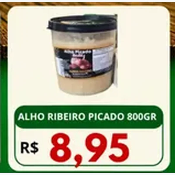 Alho Picado Ribeiro 800 g