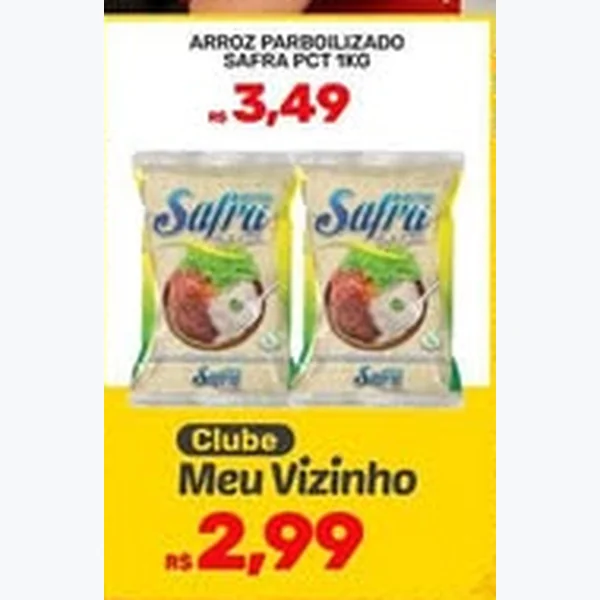 Arroz Parboilizado Safra 1 kg