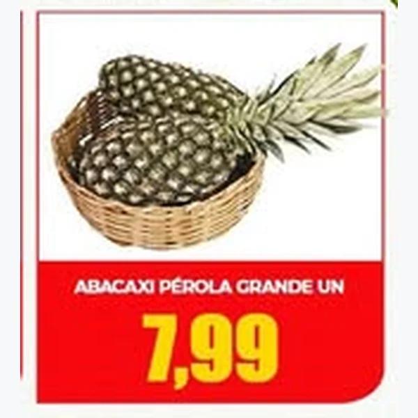 Recorte do encarte de Abacaxi Pérola Grande