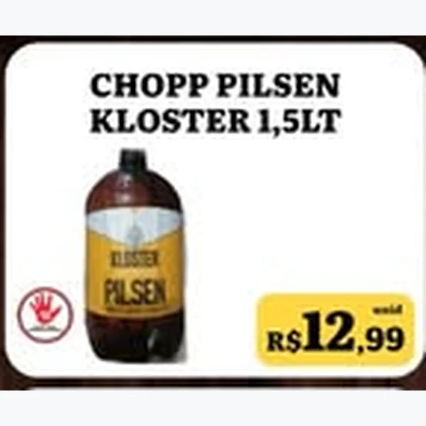 Recorte do encarte de Chopp Pilsen 1,5 L