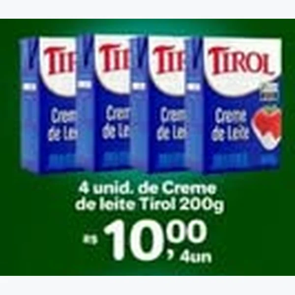 Creme de Leite Tirol 200 g