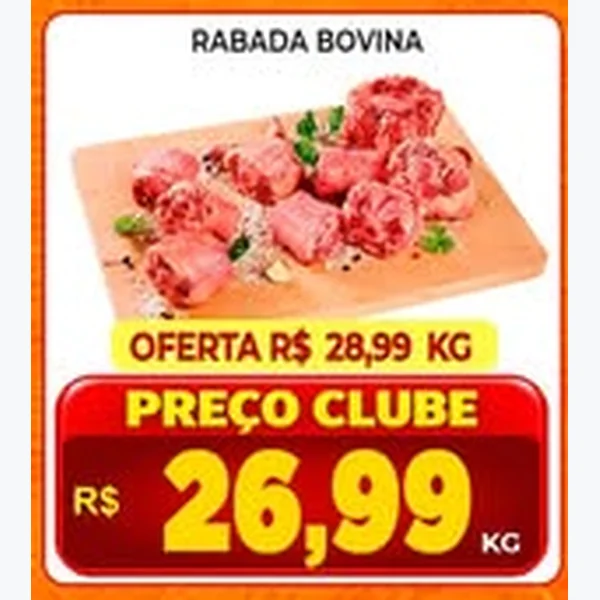 Recorte do encarte de Rabada Bovina
