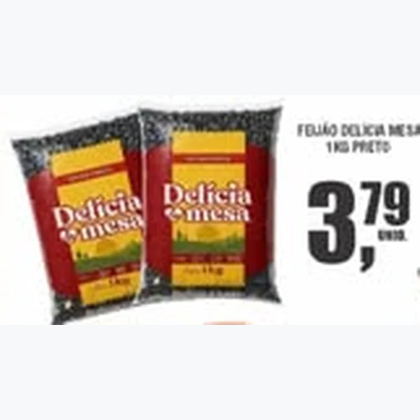 Feijão Preto Delícia Mesa