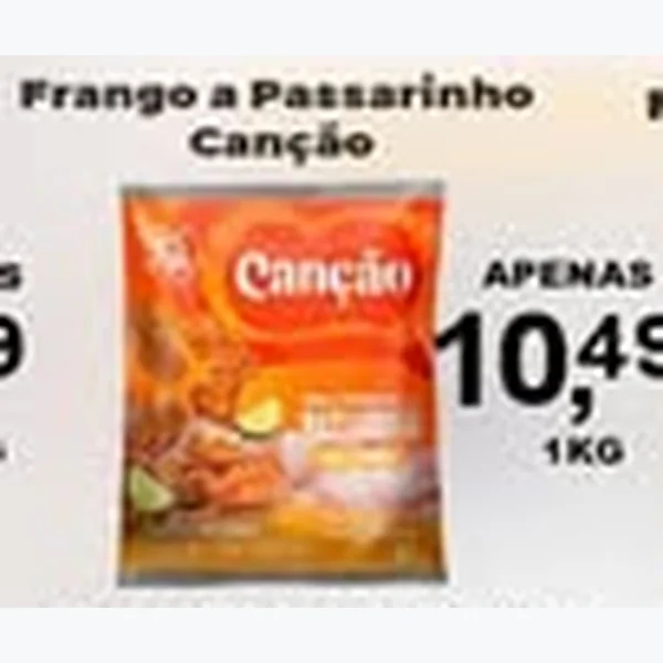 Recorte do encarte de Frango a Passarinho Canção