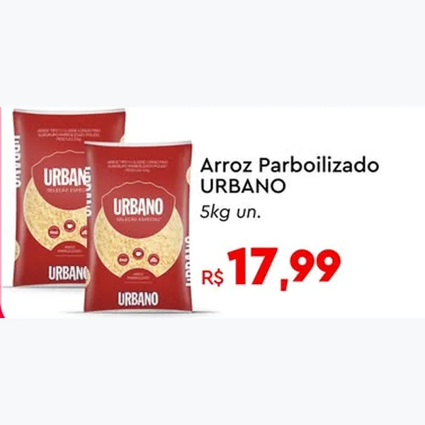 Arroz Parboilizado URBANO 5 kg