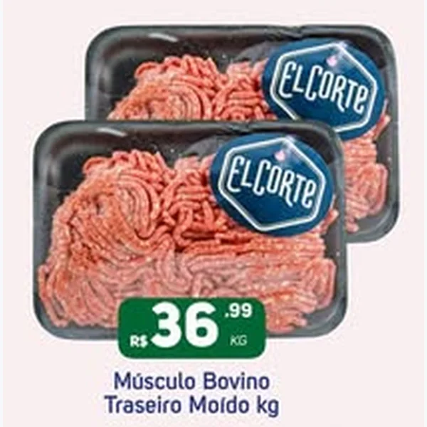 Músculo Bovino Traseiro Moído El Corte
