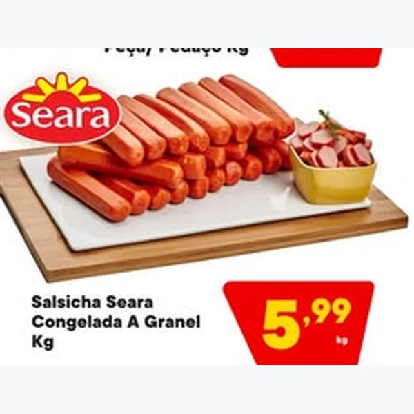 Salsicha Congelada a Granel Seara