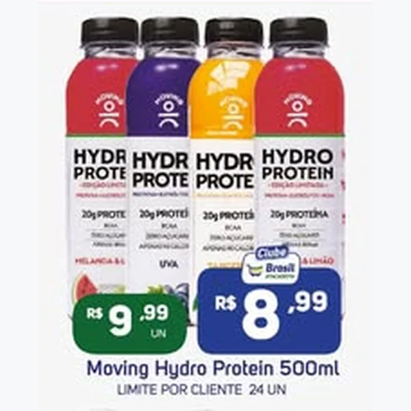 Recorte do encarte de Hydro Protein Moving 500 ml