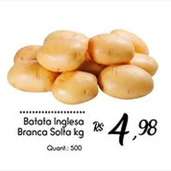 Batata Inglesa Branca Solta