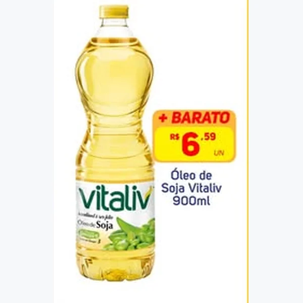 Óleo de Soja Vitaliv 900 ml