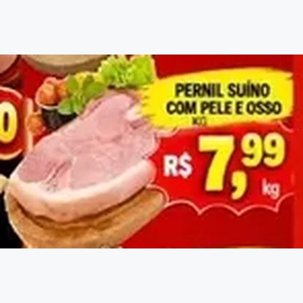Pernil Suíno com Pele e Osso