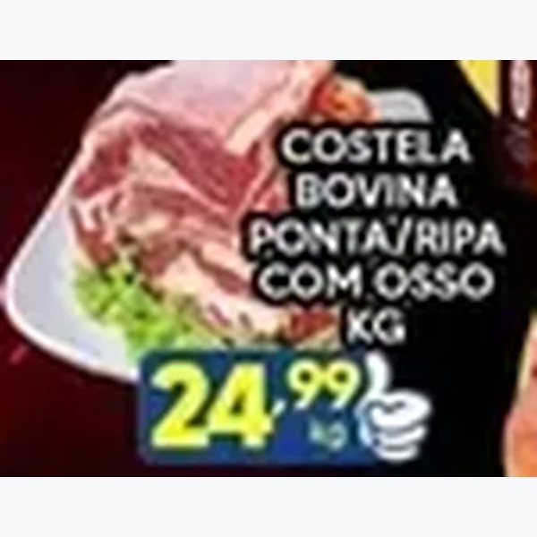 Costela Bovina Ponta/ripa com Osso