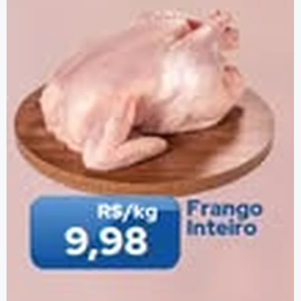 Recorte do encarte de Frango Inteiro