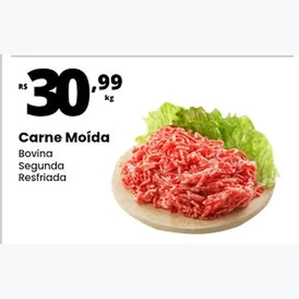 Recorte do encarte de Carne Moída