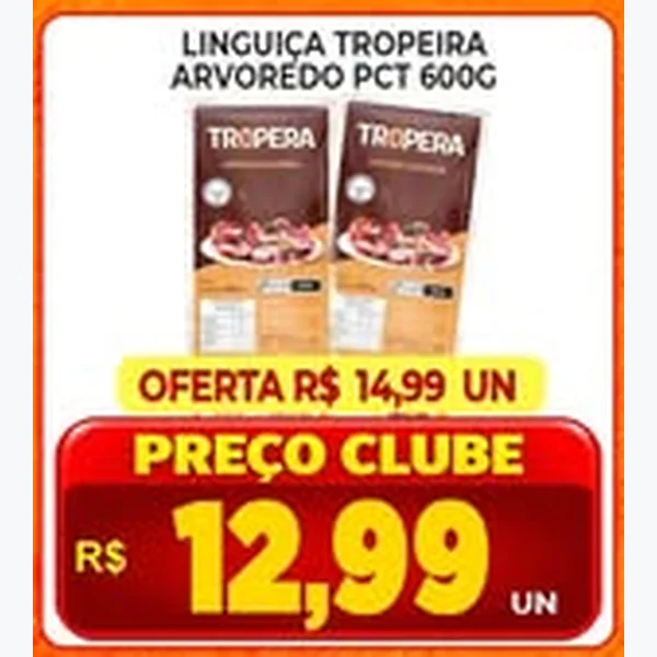 Linguiça Tropeira Arvoredo 600 g