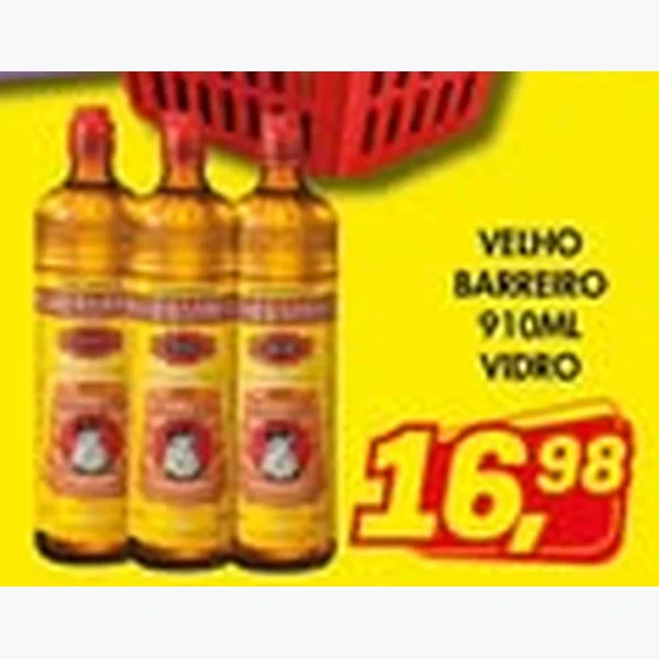 Cachaça Velho Barreiro 910 ml