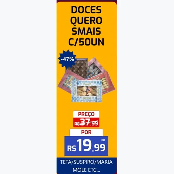 Doces Quero S. Mais 50 un