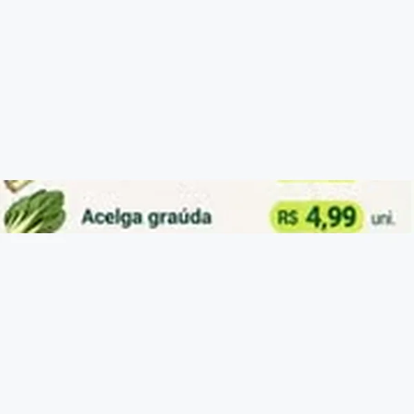 Recorte do encarte de Acelga Grauda