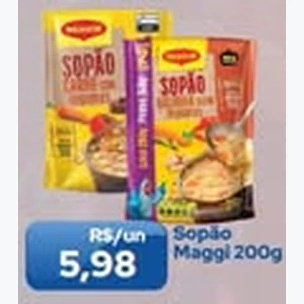 Recorte do encarte de Sopão Maggi 200 g
