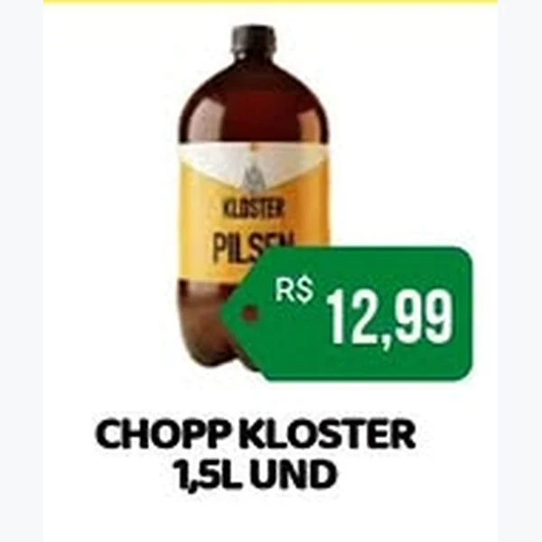 Recorte do encarte de Chopp Kloster 1,5 L