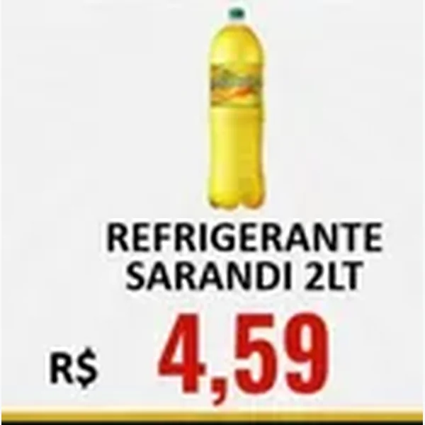 Recorte do encarte de Refrigerante Sarandi 2 L
