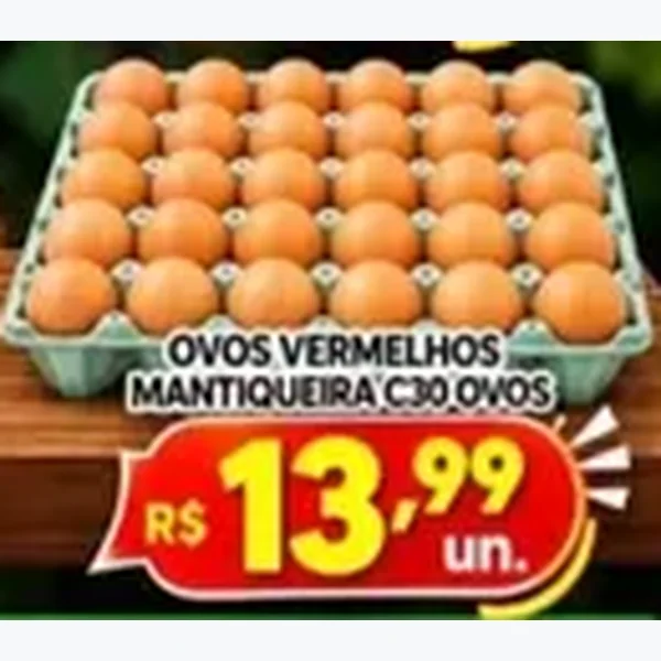 Ovos Vermelhos Mantiqueira 30 un