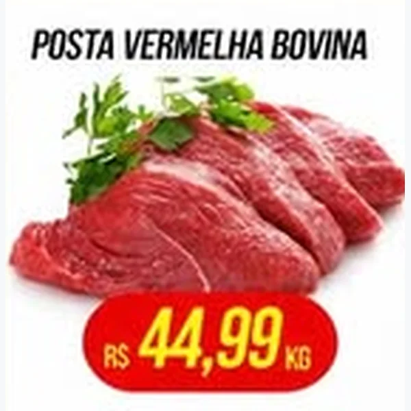 Recorte do encarte de Posta Vermelha Bovina