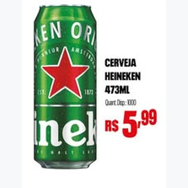Cerveja Heineken 473 ml